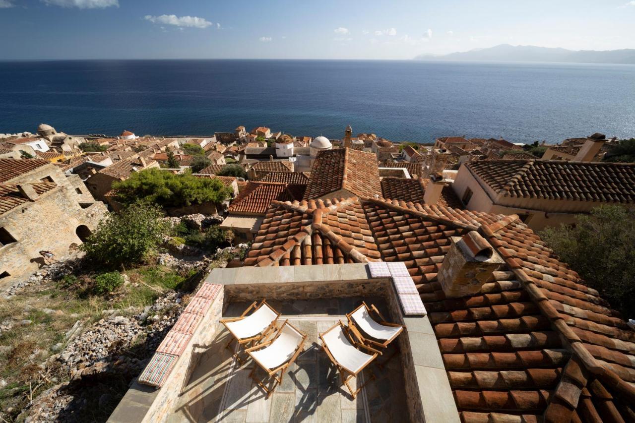 Victoria'S House In Monemvasia Castle Villa ภายนอก รูปภาพ